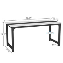 Load image into Gallery viewer, Tribesigns Modern Computer Desk, 70.8 x 31.5 inch Large Office Desk Computer Table Study Writing Desk Workstation for Home Office, Conference Room
