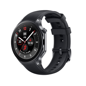 OnePlus Watch 2 Black Steel, 32GB, 100-Hour Battery, Health & Fitness Tracking, Sapphire Crystal Design, Dual-Engine, Wear OS by Google