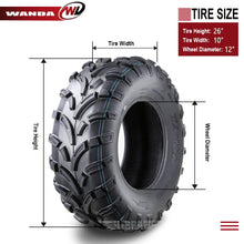 Load image into Gallery viewer, WANDA Set of 2 ATV/UTV Tires 26x10-12 /6PR P373-10258...
