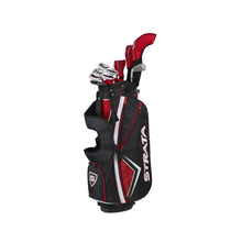 Load image into Gallery viewer, Callaway Golf Men&#39;s Strata Plus Complete 14 Piece Set (Right Hand, Steel), Red, Regular
