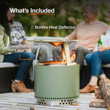 Load image into Gallery viewer, Solo Stove Bonfire 25 Inch Heat Deflector - Enhance Warmth and Comfort for Your Fire Pit - Durable 304 Stainless Steel - Maximizes Heat Radius - Long-Lasting Camping Essentials, 7 lbs
