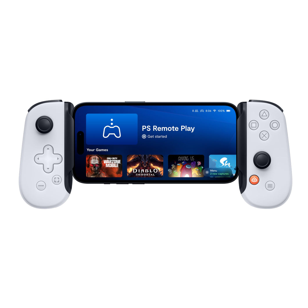 BACKBONE One Mobile Gaming Controller for Android and iPhone 15 Series (USB-C) - PlayStation Edition - 2nd Gen - Turn Your Phone into a Gaming Console - Play PlayStation, Xbox, Call of Duty & More