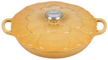 Load image into Gallery viewer, Le Creuset Signature Enameled Cast Iron Petal Braiser, 2.25qt., Honey
