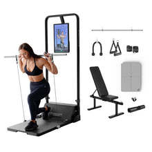 Load image into Gallery viewer, Speediance Smart Home Gym System, Multifunctional Smith Machine Home Gym Power Cage, Portable Cable Machine for Home Workout, Full Body Strength Training Fitness Exercise Machine
