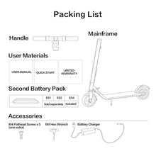 Load image into Gallery viewer, Segway Ninebot ES2 Electric Kick Scooter, Lightweight and Foldable, Upgraded Motor Power, Dark Grey Large
