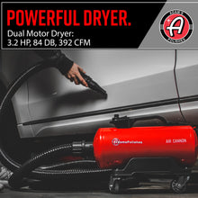 Load image into Gallery viewer, Adam&#39;s Air Cannon Car Dryer Blower - Powerful Detailing Wash | Filtered Dryers, Blowers &amp; Blades Safer Than Microfiber Towel Cloth
