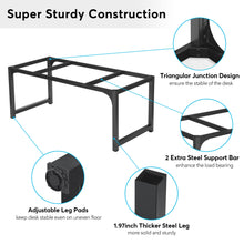 Load image into Gallery viewer, Tribesigns Modern Computer Desk, 70.8 x 31.5 inch Large Office Desk Computer Table Study Writing Desk Workstation for Home Office, Conference Room
