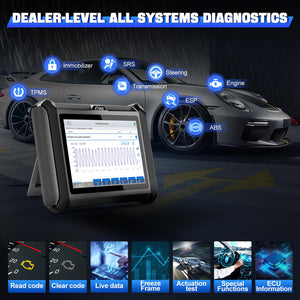 XTOOL D7S OBD2 Scanner: 2024 Newest Bidirectional Scan Tool with 3-Year Updates, Active Tests, DoIP & CAN FD, ECU Coding, 36+ Resets, Key Programming, All System Diagnostics, Upgraded Ver. of D7