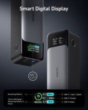 Load image into Gallery viewer, Anker Power Bank, 24,000mAh 3-Port Portable Charger with 140W Output, Smart Digital Display, Compatible with iPhone 15/15 Plus/15 Pro/15 Pro Max, iPhone 14/13 Series, Samsung, MacBook, Dell, AirPods
