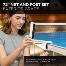 Load image into Gallery viewer, STIGA XTR Professional Outdoor Table Tennis Tables – All Weather Aluminum Waterproof Outdoor or Indoor Design with Net &amp; Post - 10 Minute Easy Assembly Ping Pong Table with Compact Storage
