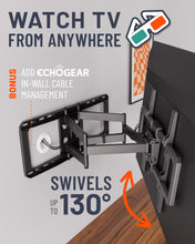 Load image into Gallery viewer, ECHOGEAR MaxMotion TV Wall Mount for Large TVs 42&quot; to 90&quot; - Full Motion Has Smooth Swivel, Tilt, &amp; Extension - Universal Design Works with Samsung, Vizio &amp; More - Includes Hardware &amp; Drill Template
