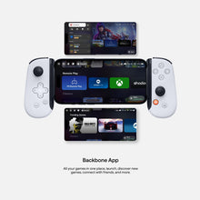 Load image into Gallery viewer, BACKBONE One Mobile Gaming Controller for Android and iPhone 15 Series (USB-C) - PlayStation Edition - 2nd Gen - Turn Your Phone into a Gaming Console - Play PlayStation, Xbox, Call of Duty &amp; More
