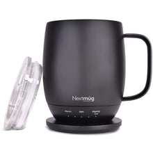 Load image into Gallery viewer, Nextmug - Temperature-Controlled, Self-Heating Coffee Mug (Black - 14 oz.)
