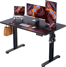 Load image into Gallery viewer, ErGear Height Adjustable Electric Standing Desk, 48 x 24 Inches Sit Stand up Desk, Memory Computer Home Office Desk (Black)
