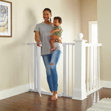 Load image into Gallery viewer, Cumbor 36&quot; Extra Tall Baby Gate for Dogs and Kids with Wide 2-Way Door, 29.7&quot;-40.6&quot; Width, and Auto Close Personal Safety for Babies and Pets, Fits Doorways, Stairs, and Entryways
