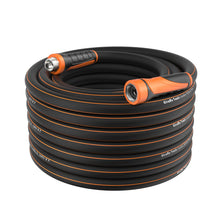 Load image into Gallery viewer, Giraffe Tools Garden Hose 75ft x 5/8&quot;, Water Hose Heavy Duty, Flexible, Lightweight Hybrid Hose with Swivel Handle, Male to Female Fittings, Burst 600 PSI
