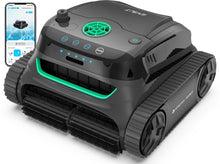 Load image into Gallery viewer, (2024 New) WYBOT S2 Cordless Pool Vacuum, Robotic Cleaner for Inground Pools, Touch Mode Switch, 210min Runtime, Brushless Motor, Intelligent Navigation, 3H Fast Charging, Up to 3229 Sq.Ft
