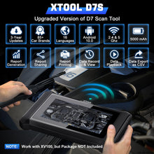 Load image into Gallery viewer, XTOOL D7S OBD2 Scanner: 2024 Newest Bidirectional Scan Tool with 3-Year Updates, Active Tests, DoIP &amp; CAN FD, ECU Coding, 36+ Resets, Key Programming, All System Diagnostics, Upgraded Ver. of D7
