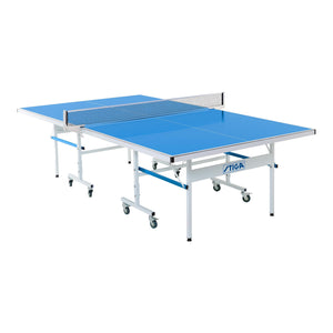 STIGA XTR Professional Outdoor Table Tennis Tables – All Weather Aluminum Waterproof Outdoor or Indoor Design with Net & Post - 10 Minute Easy Assembly Ping Pong Table with Compact Storage