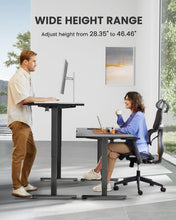 Load image into Gallery viewer, ErGear Height Adjustable Electric Standing Desk, 48 x 24 Inches Sit Stand up Desk, Memory Computer Home Office Desk (Black)
