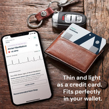 Load image into Gallery viewer, KardiaMobile Card Wallet-Sized Personal EKG Device - Record Single-Lead EKGs On The Go and Detect Irregular Heartbeats - by AliveCor
