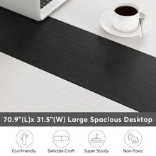 Load image into Gallery viewer, Tribesigns Modern Computer Desk, 70.8 x 31.5 inch Large Office Desk Computer Table Study Writing Desk Workstation for Home Office, Conference Room
