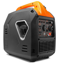 Load image into Gallery viewer, WEN 56203i Super Quiet 2000-Watt Portable Inverter Generator w/Fuel Shut Off, CARB Compliant, Ultra Lightweight, Black/Orange
