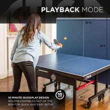 Load image into Gallery viewer, STIGA Advantage Series Ping Pong Tables - 13, 15, 19, and 25mm Tabletops - Quickplay 10 Minute Assembly - Playback Mode - Recreational to Tournament Level
