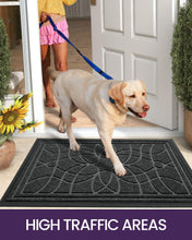 Load image into Gallery viewer, DEXI Front Door Mat, Welcome Mat Heavy Duty Non Slip Low Profile Outside Doormat for Entryway, Patio, Garage, High Traffic Areas, 48&quot;X72&quot;, Grey
