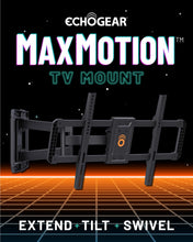 Load image into Gallery viewer, ECHOGEAR MaxMotion TV Wall Mount for Large TVs 42&quot; to 90&quot; - Full Motion Has Smooth Swivel, Tilt, &amp; Extension - Universal Design Works with Samsung, Vizio &amp; More - Includes Hardware &amp; Drill Template
