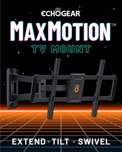 ECHOGEAR MaxMotion TV Wall Mount for Large TVs 42" to 90" - Full Motion Has Smooth Swivel, Tilt, & Extension - Universal Design Works with Samsung, Vizio & More - Includes Hardware & Drill Template