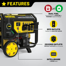 Load image into Gallery viewer, Champion Power Equipment 11,500-Watt Dual Fuel Portable Generator, Electric Start
