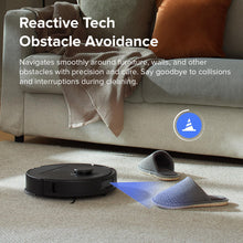 Load image into Gallery viewer, roborock Qrevo S Robot Vacuum and Mop, Self-Drying, Auto Mop Washing, 7000Pa Suction, Self-Emptying &amp; Refilling, 10mm Mop Lifting, 200RPM Spinning Mops, Smart Obstacle Avoidance, Black
