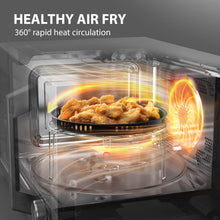 Load image into Gallery viewer, TOSHIBA Countertop Microwave Oven Air Fryer Combo, Inverter, Convection, Broil, Speedy Combi, Even Defrost, Humidity Sensor, Mute Function, 27 Auto Menus, 1.0 cu.ft, 1000W, Stainless Steel
