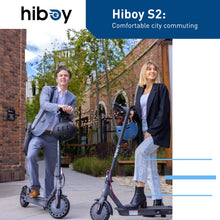 Load image into Gallery viewer, Hiboy S2 Electric Scooter - 8.5&quot; Solid Tires - Up to 17 Miles Long-Range &amp; 19 MPH Portable Folding Commuting Scooter for Adults with Double Braking System and App (S2)
