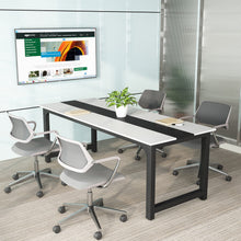 Load image into Gallery viewer, Tribesigns Modern Computer Desk, 70.8 x 31.5 inch Large Office Desk Computer Table Study Writing Desk Workstation for Home Office, Conference Room
