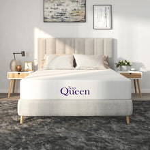 Load image into Gallery viewer, NapQueen 8 Inch Queen Size Mattress, Bamboo Charcoal Memory Foam Mattress, Bed in a Box, White
