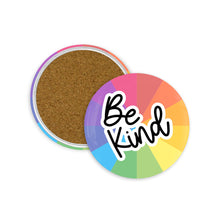 Load image into Gallery viewer, Be Kind 3.5 Inch Round Coasters
