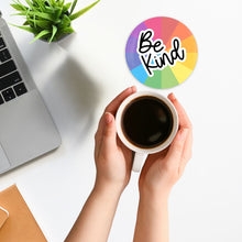 Load image into Gallery viewer, Be Kind 3.5 Inch Round Coasters

