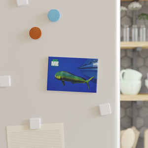 Mahi-Mahi Bite Me 2x3 Inch Magnet Funny