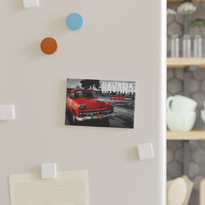 Havana Cuba Vintage Red Car 2x3 Magnet