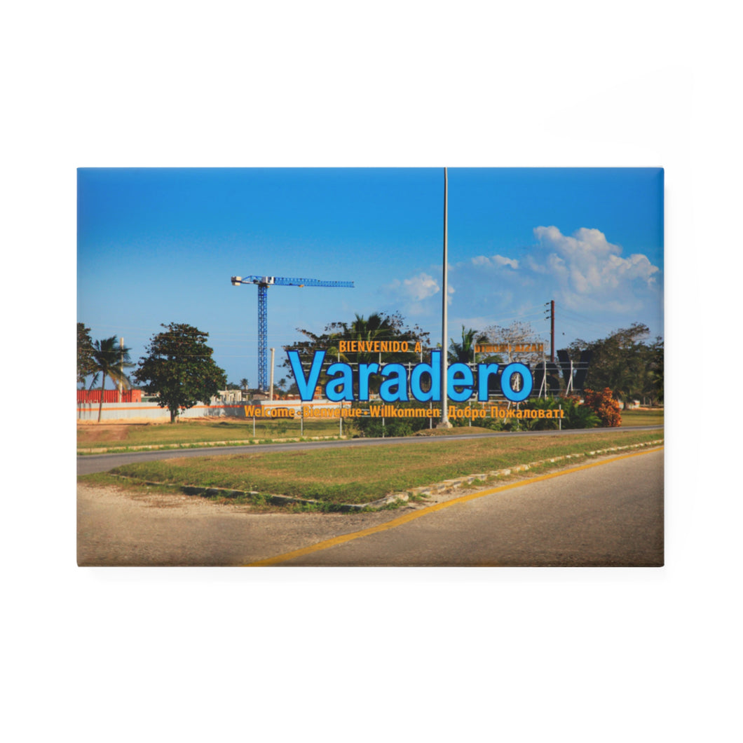 Bienvenido A Varadero Cuba Welcome Sign 2x3 Inch Fridge Magnet