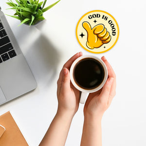 God Is Good 3.5 Inch Round Coasters