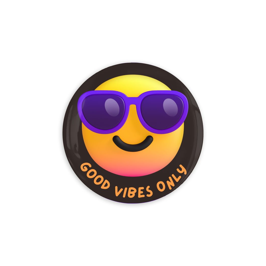 Good Vibes Only 3.5 Inch Round Coasters