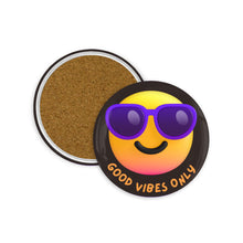 Load image into Gallery viewer, Good Vibes Only 3.5 Inch Round Coasters
