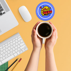 Super Hero 3.5 Inch Round Coasters