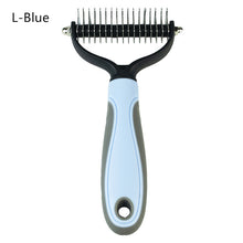 Load image into Gallery viewer, Rapid Knot Grooming Tool Dematting and Deshedding Safe Double-sided Pet Brush Comb for Dog Cat Animal 
