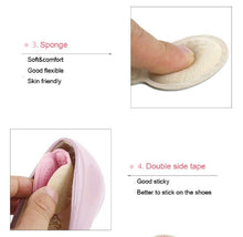 Load image into Gallery viewer, 4 Pairs Anti-Slip High Heel Cushion Self-Adhesive Shoe Pads for Loose Shoes US
