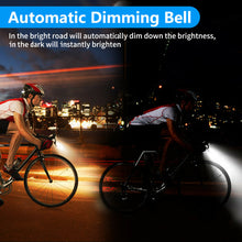 Load image into Gallery viewer, USB Rechargeable LED Bicycle Headlight Cycling Bike Head Light Front Lamp + Horn
