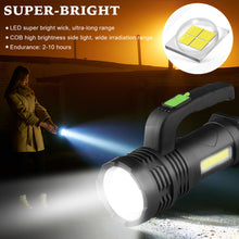 Load image into Gallery viewer, Rechargeable Handheld Flashlight Super Bright LED Spotlight Portable Searchlight
